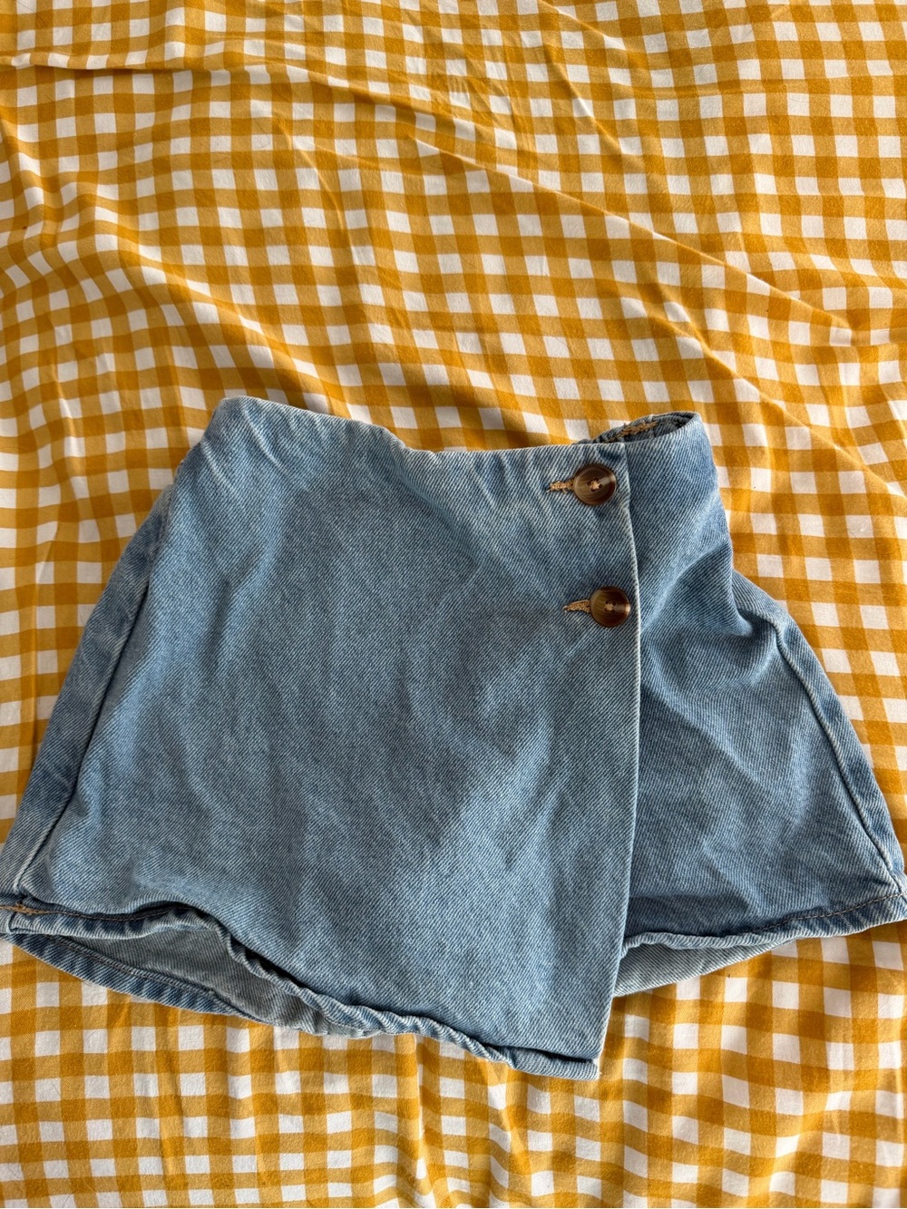 Light Blue Denim skort